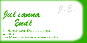julianna endl business card